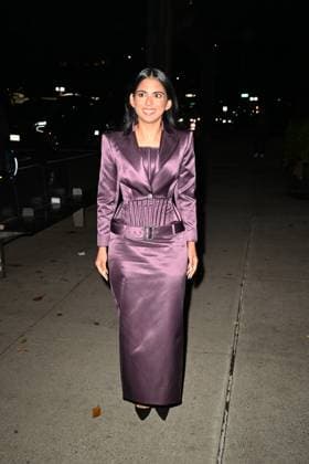 Celebrities arrive for CVFF Vogue Dinner Featuring: Isha Ambani Where: New York City, New York, United States When: 10 Nov 2025 Credit: Elder Ordonez INSTARimages EDITORIAL USE ONLY. NOT FOR USE BY NEWSPAPERS BASED IN THE UK. Copyright: xx instar55259080