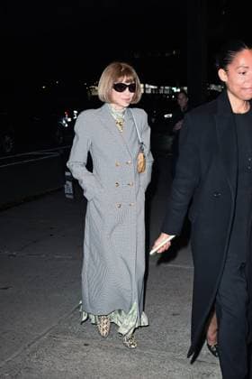 Celebrities arrive for CVFF Vogue Dinner Featuring: Anna Wintour Where: New York City, New York, United States When: 10 Nov 2025 Credit: Elder Ordonez INSTARimages EDITORIAL USE ONLY. NOT FOR USE BY NEWSPAPERS BASED IN THE UK. Copyright: xx instar55259091