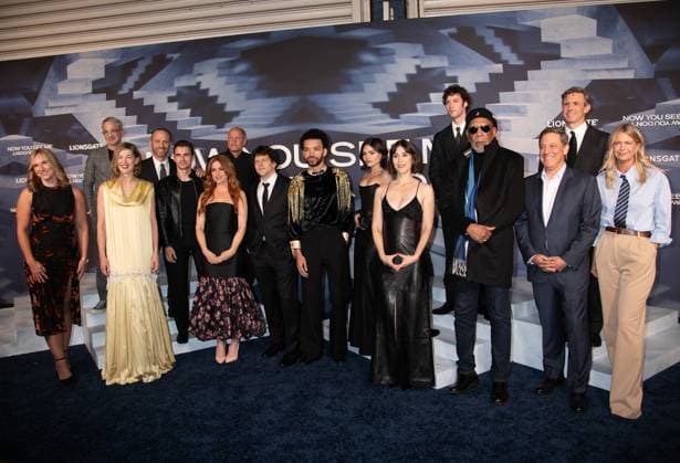Now You See Me Now You Don t World Premiere Featuring: Meredith Wieck, Alex Kurtzman, Rosamund Pike, Bobby Cohen, Dave Franco, Woody Harrelson, Isla Fisher, Jesse Eisenberg, Justice Smith, Ariana Greenblatt, Lizzy Caplan, Dominic Sessa, Morgan Freeman, Adam Fogelson, Ruben Fleischer and Erin Westerman Where: New York, New York, United States When: 10 Nov 2025 Credit: Janet Mayer INSTARimages.com EDITORIAL USE ONLY. NOT FOR USE BY NEWSPAPERS BASED IN THE UK. Copyright: xx instar55259184