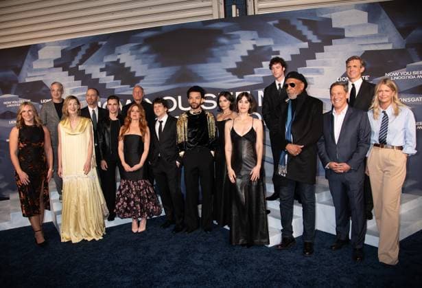 Now You See Me Now You Don t World Premiere Featuring: Meredith Wieck, Alex Kurtzman, Rosamund Pike, Bobby Cohen, Dave Franco, Woody Harrelson, Isla Fisher, Jesse Eisenberg, Justice Smith, Ariana Greenblatt, Lizzy Caplan, Dominic Sessa, Morgan Freeman, Adam Fogelson, Ruben Fleischer and Erin Westerman Where: New York, New York, United States When: 10 Nov 2025 Credit: Janet Mayer INSTARimages.com EDITORIAL USE ONLY. NOT FOR USE BY NEWSPAPERS BASED IN THE UK. Copyright: xx instar55259187