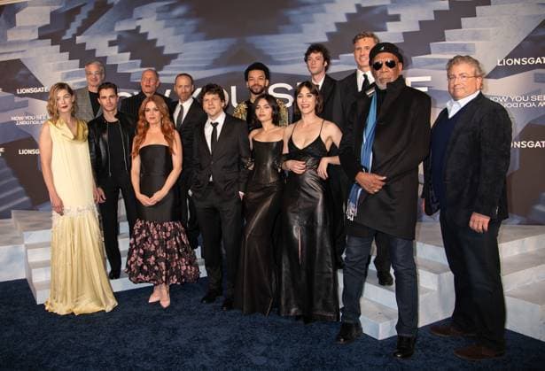 Now You See Me Now You Don t World Premiere Featuring: Rosamund Pike, Alex Kurtzman, Dave Franco, Woody Harrelson, Bobby Cohen, Isla Fisher, Jesse Eisenberg, Justice Smith, Ariana Greenblatt, Dominic Sessa, Lizzy Caplan, Ruben Fleischer and Morgan Freeman Where: New York, New York, United States When: 10 Nov 2025 Credit: Janet Mayer INSTARimages.com EDITORIAL USE ONLY. NOT FOR USE BY NEWSPAPERS BASED IN THE UK. Copyright: xx instar55259189