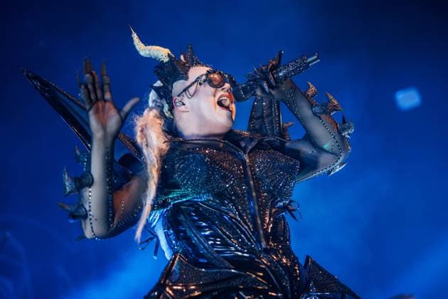 Battle Beast live in Oslo, Norway Oslo, Norway. 09th, November 2025. The Finnish power metal band Battle Beast performs a live concert at Rockefeller in Oslo. Here vocalist Noora Louhimo is seen live on stage. Norway, Oslo  Copyright: xGonzalesxPhoto KetilxMartinsenx