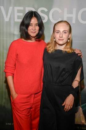 abb Verschollen Luka Omoto and Elisa Schlott actresses at the preview of the new investigative ARD feature film VERSCHOLLEN by writer director Daniel Harrich at ARD Hauptstadtstudio on 10 11 2025 in Berlin Berlin Germany