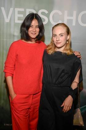 abb Verschollen Luka Omoto and Elisa Schlott actresses at the preview of the new investigative ARD feature film VERSCHOLLEN by writer director Daniel Harrich at ARD Hauptstadtstudio on 10 11 2025 in Berlin Berlin Germany