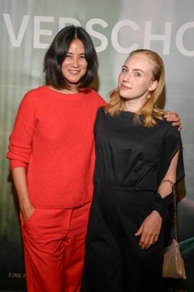 abb Verschollen Luka Omoto and Elisa Schlott actresses at the preview of the new investigative ARD feature film VERSCHOLLEN by writer director Daniel Harrich at ARD Hauptstadtstudio on 10 11 2025 in Berlin Berlin Germany