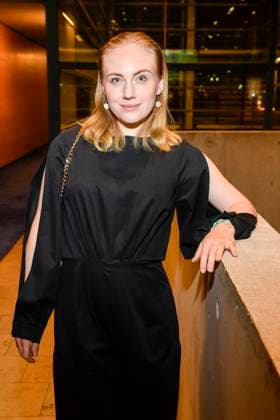 abb Verschollen Elisa Schlott actress at the preview of the new investigative ARD feature film VERSCHOLLEN by writer director Daniel Harrich at ARD Hauptstadtstudio on 10 11 2025 in Berlin Berlin Germany