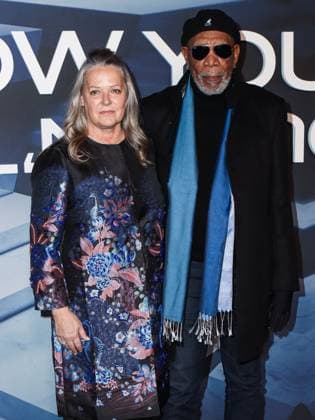 New York Premiere Of Lionsgate s Now You See Me: Now You Don t American film producer and CEO of Revelations Entertainment Lori McCreary and American actor, producer, and narrator Morgan Freeman arrive at the New York Premiere Of Lionsgate s Now You See Me: Now You Don t held at The Lighthouse at Chelsea Piers in Manhattan, New York City, New York, United States. The Lighthouse at Chelsea Piers, Manhattan, New York City, New York, USA New York United States  Copyright: xImagexPressxAgencyx originalFilename: collin-newyorkp251111_npGNL.jpg