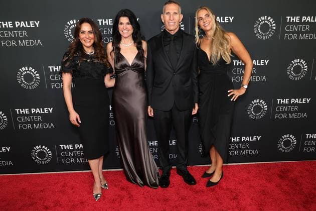 10 November 2025 - Beverly Hills, California - Sharona Nazarian, Maureen J. Reidy, Ynon Kreiz, Anat Fabrikant. The 2025 Annual Paley Honors Fall Gala held at The Beverly Hilton. Beverly Hills USA - ZUMAa123 20251110_zaa_a123_171 Copyright: xADx
