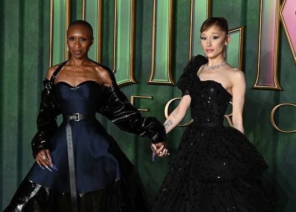 Cynthia Erivo and Ariana Grande attends Wicked: For Good European Premiere at Cineworld Leicester Square in London, England. UK. Monday 10th November 2025 Copyright: xJamesxWarrenx adzj8070