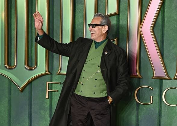 Jeff Goldblum attends Wicked: For Good European Premiere at Cineworld Leicester Square in London, England. UK. Monday 10th November 2025 Copyright: xJamesxWarrenx adzj8081
