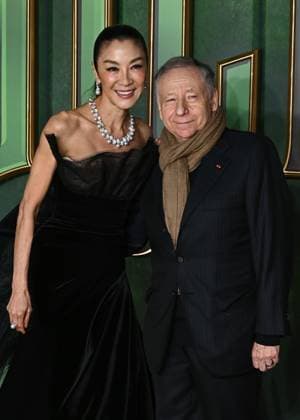 Michelle Yeoh and Jean Todt attends Wicked: For Good European Premiere at Cineworld Leicester Square in London, England. UK. Monday 10th November 2025 Copyright: xJamesxWarrenx adzj8102