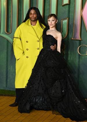 Law Roach and Ariana Grande attends Wicked: For Good European Premiere at Cineworld Leicester Square in London, England. UK. Monday 10th November 2025 Copyright: xJamesxWarrenx adzj8120