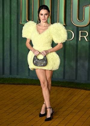 Amber Davies attends Wicked: For Good European Premiere at Cineworld Leicester Square in London, England. UK. Monday 10th November 2025 Copyright: xJamesxWarrenx adzj8134