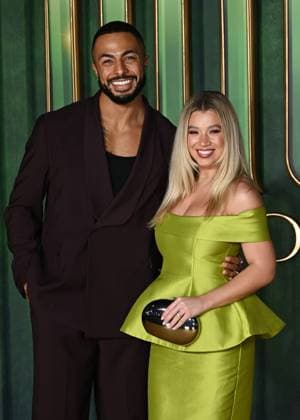 Tyler West and Molly Rainford attends Wicked: For Good European Premiere at Cineworld Leicester Square in London, England. UK. Monday 10th November 2025 Copyright: xJamesxWarrenx adzj8152