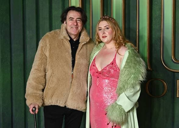 Jonathan Ross and Honey Ross attends Wicked: For Good European Premiere at Cineworld Leicester Square in London, England. UK. Monday 10th November 2025 Copyright: xJamesxWarrenx adzj8157