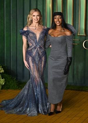 Nadiya Bychkova and Alexandra Burke attends Wicked: For Good European Premiere at Cineworld Leicester Square in London, England. UK. Monday 10th November 2025 Copyright: xJamesxWarrenx adzj8181
