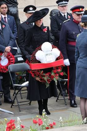. 11 11 2025. United Kingdom. Kate Middleton, The Princess of Wales, at the Armistice Day service at the National Memorial Arboretum, United Kingdom  xStephenxLockx xi-Imagesx IIM-26367-0017
