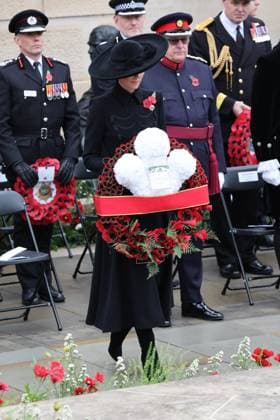 . 11 11 2025. United Kingdom. Kate Middleton, The Princess of Wales, at the Armistice Day service at the National Memorial Arboretum, United Kingdom  xStephenxLockx xi-Imagesx IIM-26367-0019