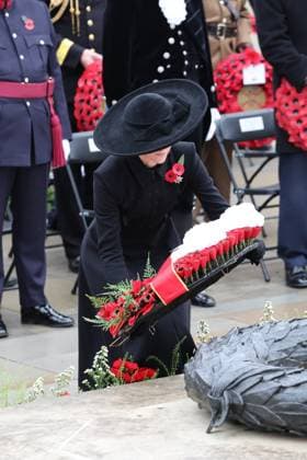 . 11 11 2025. United Kingdom. Kate Middleton, The Princess of Wales, at the Armistice Day service at the National Memorial Arboretum, United Kingdom  xStephenxLockx xi-Imagesx IIM-26367-0020