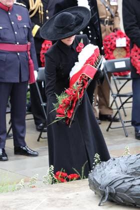 . 11 11 2025. United Kingdom. Kate Middleton, The Princess of Wales, at the Armistice Day service at the National Memorial Arboretum, United Kingdom  xStephenxLockx xi-Imagesx IIM-26367-0037