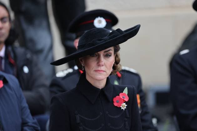 . 11 11 2025. United Kingdom. Kate Middleton, The Princess of Wales, at the Armistice Day service at the National Memorial Arboretum, United Kingdom  xStephenxLockx xi-Imagesx IIM-26367-0051
