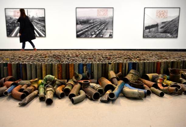 Exhibition by Slovak conceptual artist Roman Ondak entitled The Day After Yesterday at the Kunsthalle gallery, Prague, November 11, 2025. (CTKxPhoto KaterinaxSulova) CTKPhotoP2025111106054  CTKPhotoP2025111106054