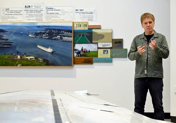 Exhibition by Slovak conceptual artist Roman Ondak (photo) entitled The Day After Yesterday at the Kunsthalle gallery, Prague, November 11, 2025. (CTKxPhoto KaterinaxSulova) CTKPhotoP2025111106162  CTKPhotoP2025111106162