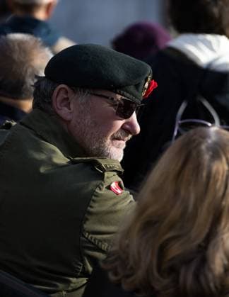 November 11, 2025, Vancouver, British Columbia, Canada: Remembrance Day ceremony at Victory Square in Vancouver, British Columbia Vancouver Canada - ZUMAw171 20251111_znp_w171_013 Copyright: xRyanxWalterxWagnerx