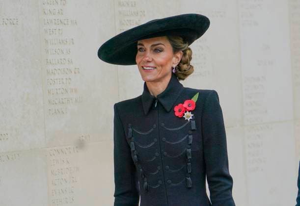. 11 11 2025. United Kingdom. Kate Middleton, the Princess of Wales, at the Armistice Day service at the National Memorial Arboretum, United Kingdom  xi-Imagesx Poolx IIM-26367-0105