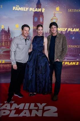 The Family Plan 2 World Premiere - Arrivals LONDON, UNITED KINGDOM - NOVEMBER 11: Michelle Monaghan and Mark Wahlberg attend The Family Plan 2 World Premiere at the Curzon Mayfair on November 11, 2025. Loredana Sangiuliano Anadolu London United Kingdom. Editorial use only. Please get in touch for any other usage.  Copyright: x2025xAnadoluxLoredanaxSangiulianox