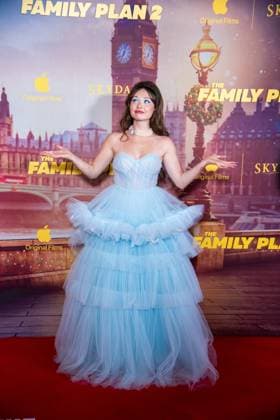 The Family Plan 2 World Premiere - Arrivals LONDON, UNITED KINGDOM - NOVEMBER 11: Zoe Colletti attends The Family Plan 2 World Premiere at the Curzon Mayfair on November 11, 2025 Loredana Sangiuliano Anadolu London United Kingdom. Editorial use only. Please get in touch for any other usage.  Copyright: x2025xAnadoluxLoredanaxSangiulianox