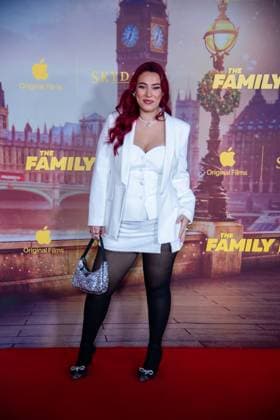 The Family Plan 2 World Premiere - Arrivals LONDON, UNITED KINGDOM - NOVEMBER 11: A guest attends The Family Plan 2 World Premiere at the Curzon Mayfair on November 11, 2025. Loredana Sangiuliano Anadolu London United Kingdom. Editorial use only. Please get in touch for any other usage.  Copyright: x2025xAnadoluxLoredanaxSangiulianox