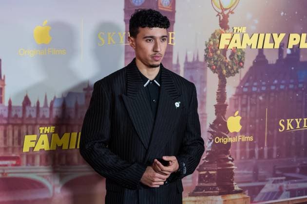November 11, 2025, London, England, United Kingdom: REDA ELAZOUAR attends the World Premiere of The Family Plan 2 at Curzon Mayfair in London. London United Kingdom - ZUMAs371 20251111_zip_s371_020 Copyright: xWiktorxSzymanowiczx