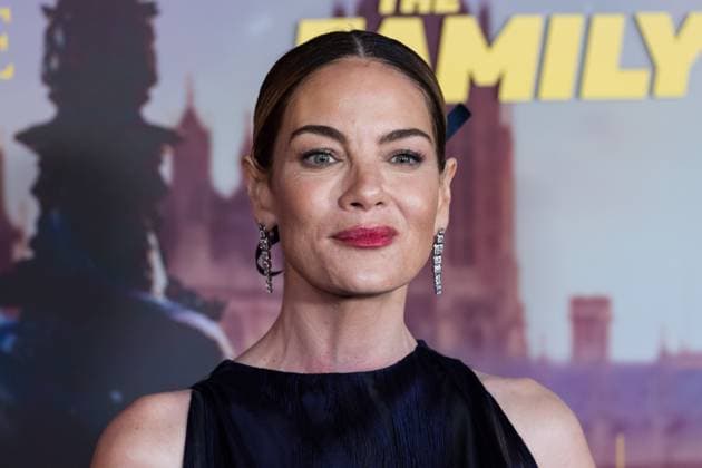 November 11, 2025, London, England, United Kingdom: MICHELLE MONAGHAN attends the World Premiere of The Family Plan 2 at Curzon Mayfair in London. London United Kingdom - ZUMAs371 20251111_zip_s371_061 Copyright: xWiktorxSzymanowiczx