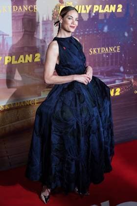November 11, 2025, London, England, United Kingdom: MICHELLE MONAGHAN attends the World Premiere of The Family Plan 2 at Curzon Mayfair in London. London United Kingdom - ZUMAs371 20251111_zip_s371_062 Copyright: xWiktorxSzymanowiczx