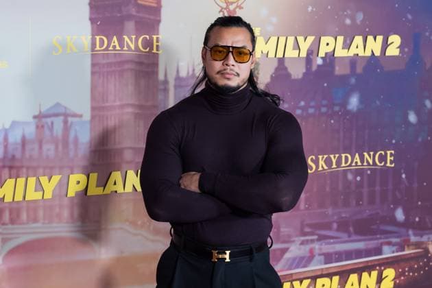 November 11, 2025, London, England, United Kingdom: QUANG LUONG attends the World Premiere of The Family Plan 2 at Curzon Mayfair in London. London United Kingdom - ZUMAs371 20251111_zip_s371_080 Copyright: xWiktorxSzymanowiczx