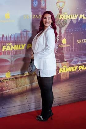 November 11, 2025, London, England, United Kingdom: MEGAN BOLTON attends the World Premiere of The Family Plan 2 at Curzon Mayfair in London. London United Kingdom - ZUMAs371 20251111_zip_s371_083 Copyright: xWiktorxSzymanowiczx