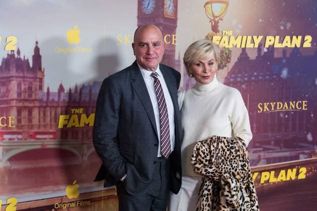 November 11, 2025, London, England, United Kingdom: DON GRANGER and LISA MCREE attends the World Premiere of The Family Plan 2 at Curzon Mayfair in London. London United Kingdom - ZUMAs371 20251111_zip_s371_088 Copyright: xWiktorxSzymanowiczx