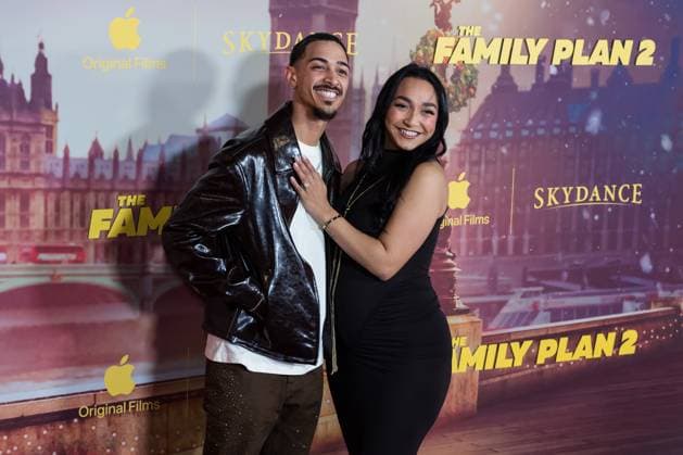 November 11, 2025, London, England, United Kingdom: JUSTIN SILVER (L) attends the World Premiere of The Family Plan 2 at Curzon Mayfair in London. London United Kingdom - ZUMAs371 20251111_zip_s371_100 Copyright: xWiktorxSzymanowiczx