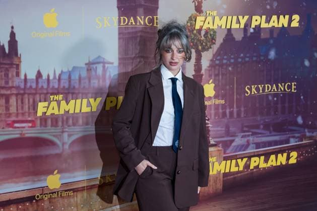November 11, 2025, London, England, United Kingdom: HARRIET ROSE attends the World Premiere of The Family Plan 2 at Curzon Mayfair in London. London United Kingdom - ZUMAs371 20251111_zip_s371_102 Copyright: xWiktorxSzymanowiczx