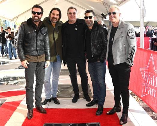 2025 Music City Walk of Fame Induction Ceremony Brad Tursi, Geoff Sprung, Vince Gill, Matthew Ramsey and Trevor Rosen of Old Dominion at the 2025 Music City Walk of Fame Induction Ceremony held at Music City Walk of Fame Park on November 11, 2025 in Nashville, TN Nashville Music City Walk of Fame Park Tennessee USA Copyright: xTammiexArroyox xAFF-USA.comx