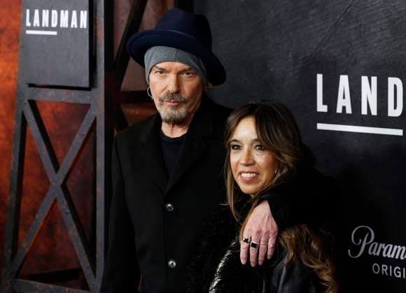 Bob Thornton and Connie Angland arrive on the red carpet for Paramount+ s Landman Season 2 Premiere at Alice Tully Hall, Lincoln Center on Tuesday, November 11, 2025 in New York City.  NYP20251111134 JOHNxANGELILLO