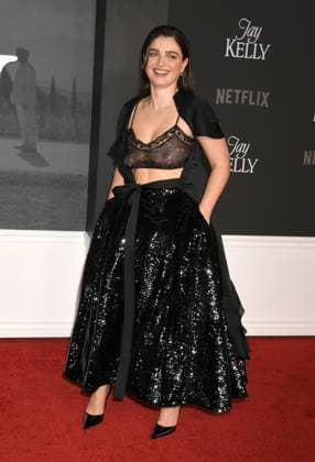 LOS ANGELES, CA- NOVEMBER 11: Eve Hewson at the Los Angeles premiere of Netflix s Jay Kelly at The Egyptian Theatre Hollywood on November 11, 2025 in Los Angeles, California. Copyright: xJeffreyxMayerx