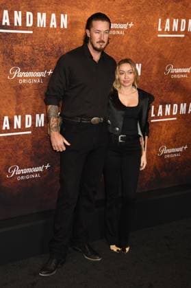 NEW YORK, NY - NOVEMBER 11: Matt Southcombe and Brandi Cyrus at the Paramount+ Original season 2 premiere of Landman on November 11, 2025 at Alice Tully Hall in New York City. Copyright: xMediaPunchx