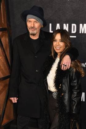 NEW YORK, NY - NOVEMBER 11: Billy Bob Thornton and Connie Angland at the Paramount+ Original season 2 premiere of Landman on November 11, 2025 at Alice Tully Hall in New York City. Copyright: xMediaPunchx