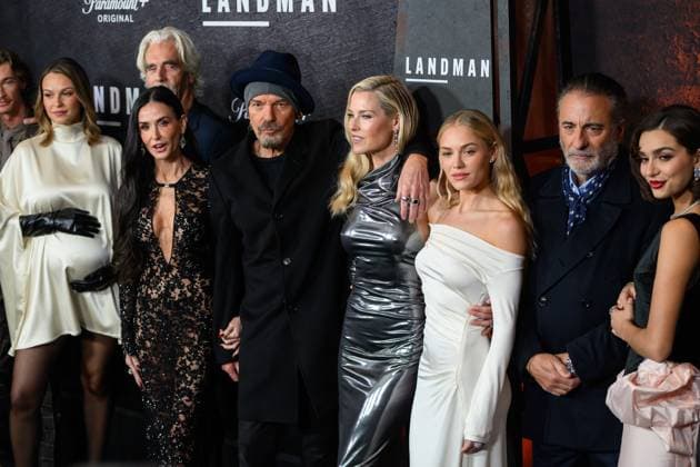 11 November 2025 New York, New York Kayla Wallace, Demi Moore, Sam Elliott, Billy Bob Thornton, Ali Larter, Michelle Lee Randolph, Andy Garcia, Paulina Chávez Landman Season Two New York Premiere held at Alice Tully Hall Photo Credit Christopher Smith AdMedia 450538 2025 11 11 New York New York United States  Copyright: xAdMediax STAR_450538_069