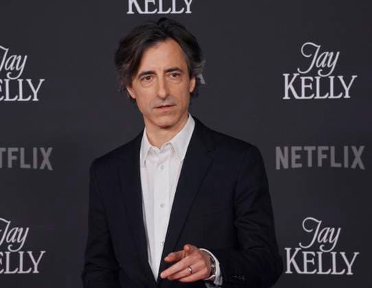 Director Noah Baumbach attends the premiere of Netflix s dramatic comedy Jay Kelly at the Egyptian Theatre in the Hollywood section of Los Angeles on Tuesday, November 11, 2025. Storyline: Famous movie actor Jay Kelly embarks on a journey of self-discovery, confronting his past and present with his devoted manager Ron. Poignant and humor-filled, pitched at the intersection of regrets and glories.  LAP2025111114 JIMxRUYMEN