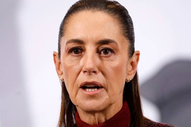 Mexico™s President Claudia Sheinbaum Holds Security Report Conference Mexican President Claudia Sheinbaum Pardo speaks during a news conference on the Security Cabinet Report at the National Palace. on November 11, 2025, in Mexico City, Mexico. Mexico City CDMX Mexico Copyright: xLuisxBarronx