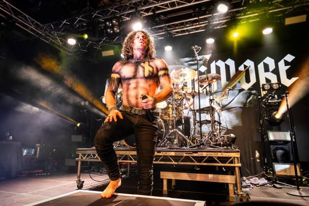 Nothing More live in Oslo, Norway Oslo, Norway. 11th, November 2025. The American rock band Nothing More performs a live concert at Vulkan Arena in Oslo. Here vocalist Jonny Hawkins is seen live on stage. Norway, Oslo, Vulkan Arena  Copyright: xGonzalesxPhoto TerjexDokkenx