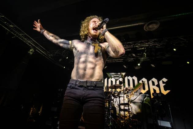 Nothing More live in Oslo, Norway Oslo, Norway. 11th, November 2025. The American rock band Nothing More performs a live concert at Vulkan Arena in Oslo. Here vocalist Jonny Hawkins is seen live on stage. Norway, Oslo, Vulkan Arena  Copyright: xGonzalesxPhoto TerjexDokkenx